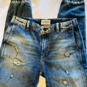 Denim & Supply Ralph Lauren Distressed Blue Jeans